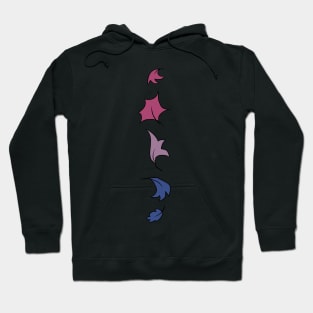 Heartstopper leaves Line - bi pride Hoodie